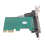 RS232-232 seriell port COM & DB25 skrivare parallellport 5
