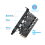 PCIe till USB 3.2 Gen 2-kort med 10 Gbps bandbredd, 5 portar 3