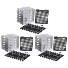 5,25 tum till 5 x 3,5 tum SATA HDD-bur rack hårddiskfack