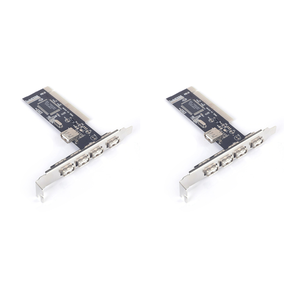 Usb 2.0 4 Port Via Hub Pci Cards For Vista Me Xp 2000 98 Se 4711624766116