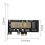 M2 NVME-riserkort M2 NVME till PCIe X1-riserkort för WIN10 4