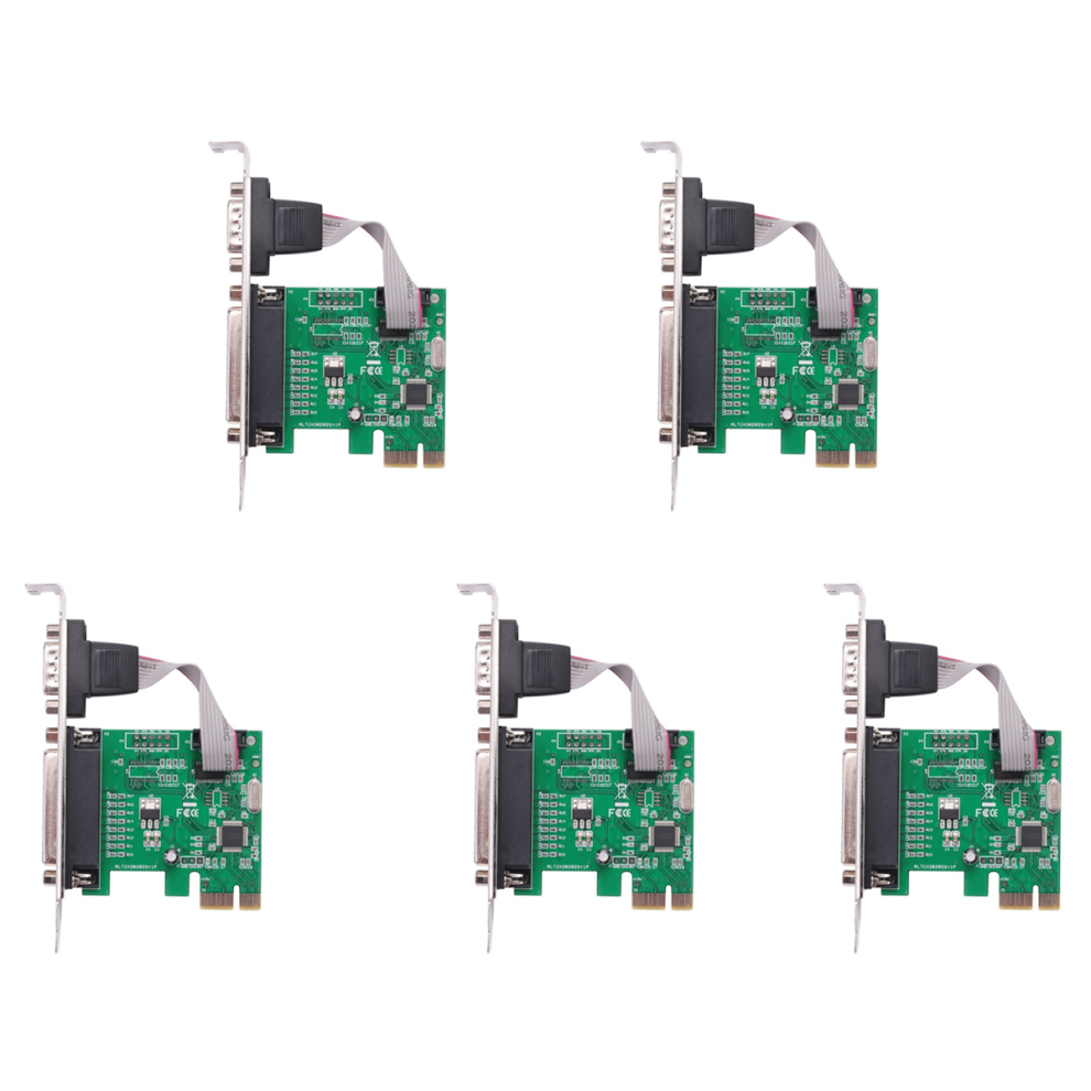 Rs232 -232 Serial Port Com & Db25 Printer Parallel Port 4711624766048