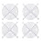 PC DC Fan Grill Protector Metal Finger Guard 120mm 12cm Silver Tone 1