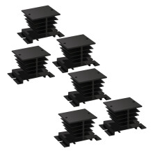Kylfläns för halvledarrelä, 3 st. kylfläns i aluminium, PID-kylfläns