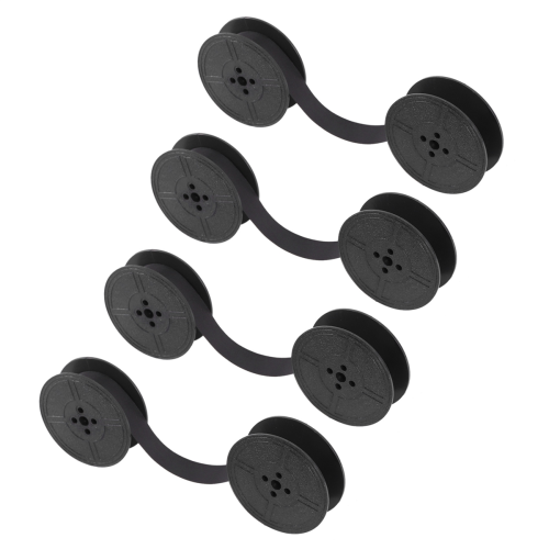 4Pack Typewriter Ribbon Twin Spool Pack Ink for Most Typewriter Black 2