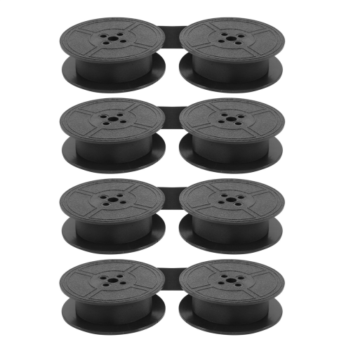 4Pack Typewriter Ribbon Twin Spool Pack Ink for Most Typewriter Black
