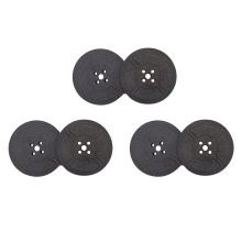 6-pack skrivmaskinsband med dubbelspole, röd och svart för de flesta skrivmaskiner