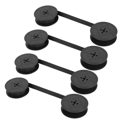 4Pack Typewriter Ribbon Twin Spool Pack Ink for Most Typewriter Black 1
