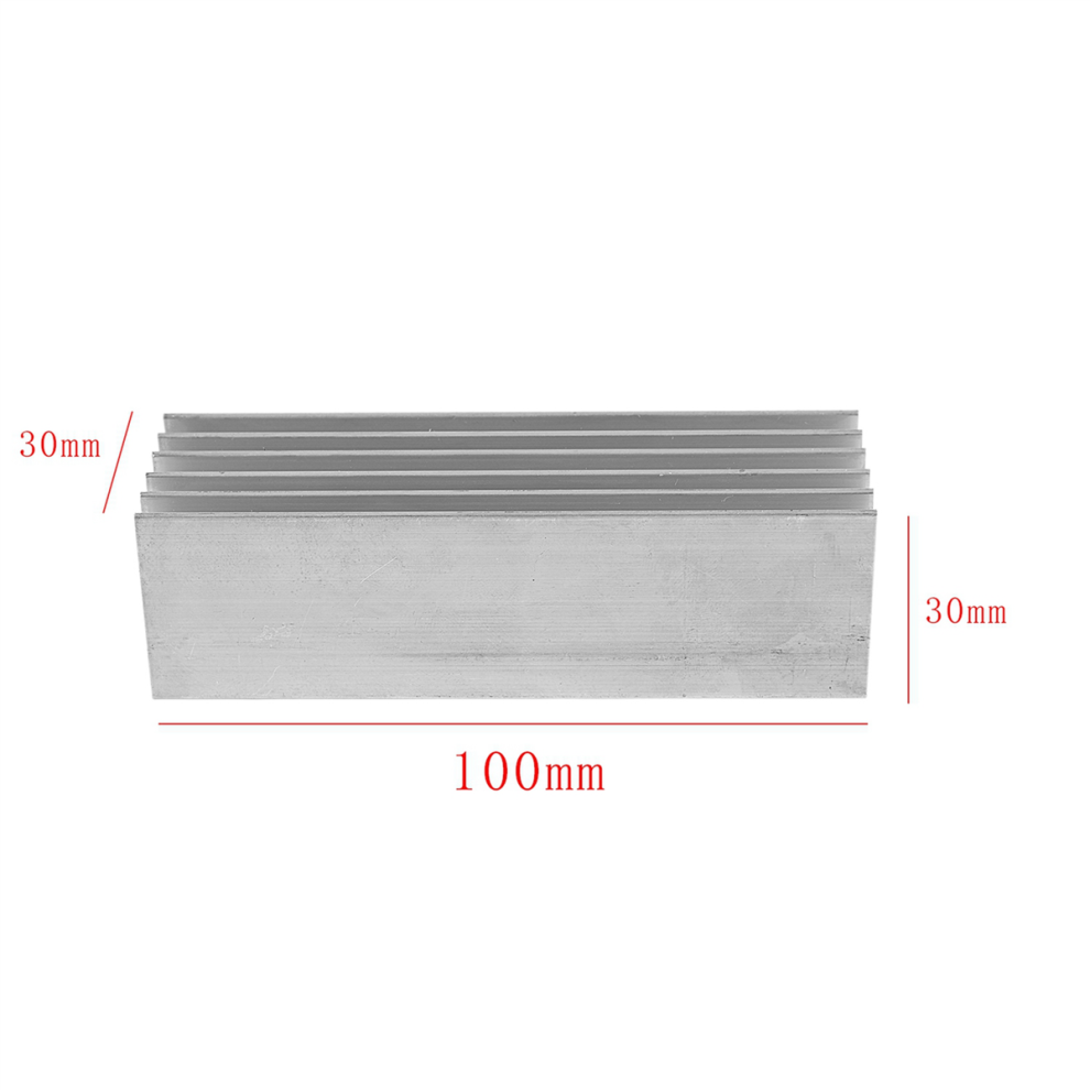 100X30x30mm Power Amplifier Aluminum Heat Sink Radiator Module Silver 4713569822810