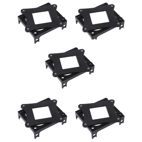 Svart plastmonteringsfäste för CPU-fläkt för sockel 478