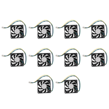 70x70x15mm 12V 4-stifts PWM PC-datorchassi CPU-kylfläkt svart