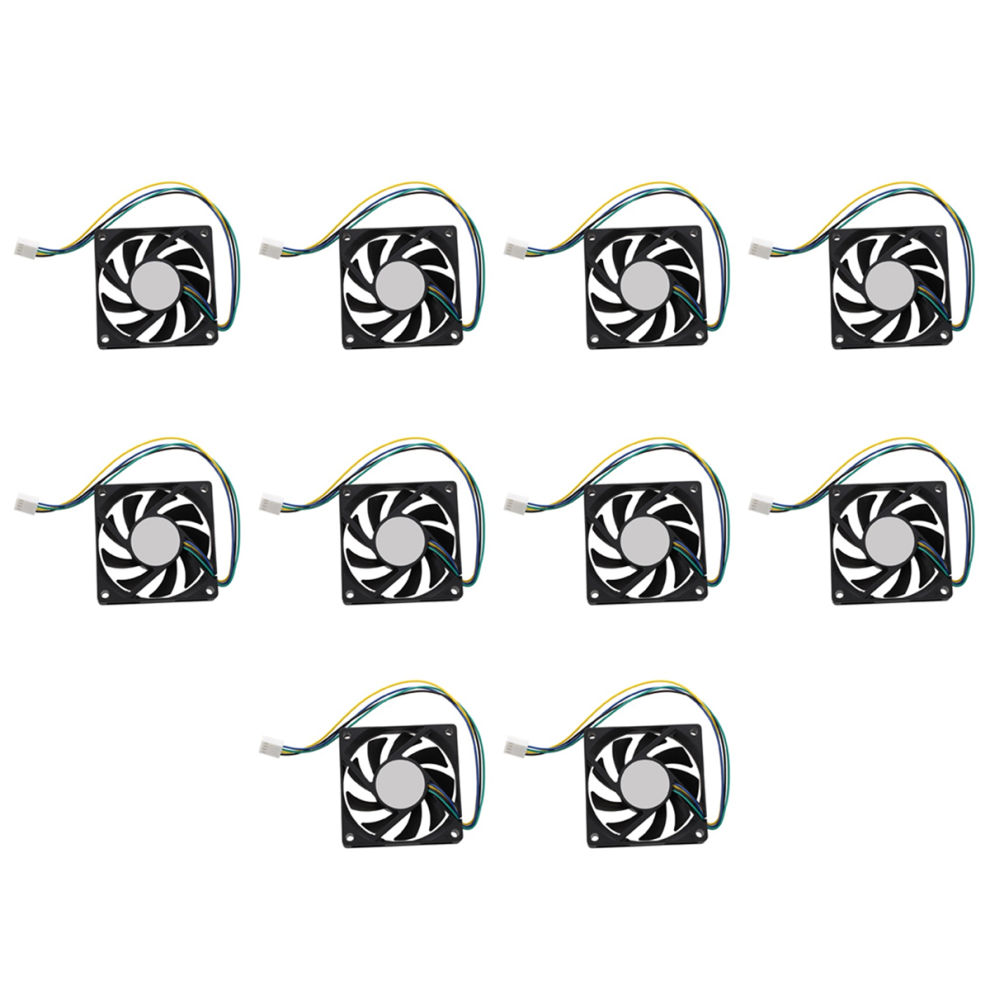 70X70x15mm 12V 4 Pins Pwm Pc Computer Case Cpu Cooler Fan Black 4713569824142