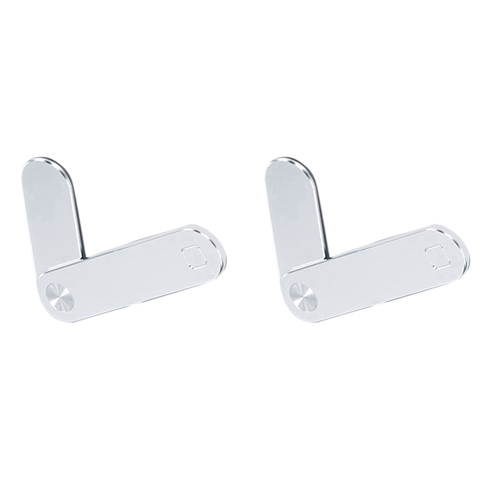 Magnetic Laptop Phone Holder, Laptop Side Mount Clip (Silver) Silver 4713569826375