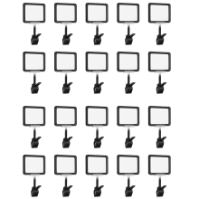 10PCS Clip on Sign Holder Rotatable Label Clip Sign Holding Clamp