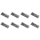 White Letters Arabic English Keyboard Sticker Decal Black 1