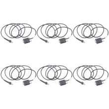 Seriell kabel CBA-R01-S07PAR Streckkodsläsare LS2208 6,5 fot