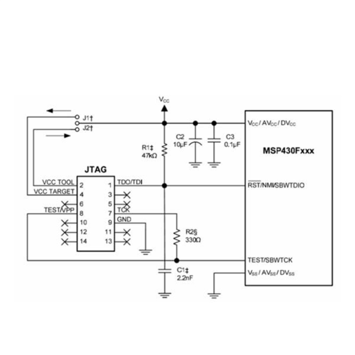 MSP430 Emulator MSP-FET430UIF USB Debug Interface Programmer JTAG 1