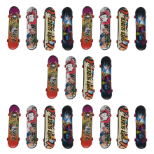 Mini 4-pack fingerbräda för lastbilsskateboardleksak barn 95 mm