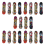 Mini 4-pack fingerbräda för lastbilsskateboardleksak barn 95 mm 1