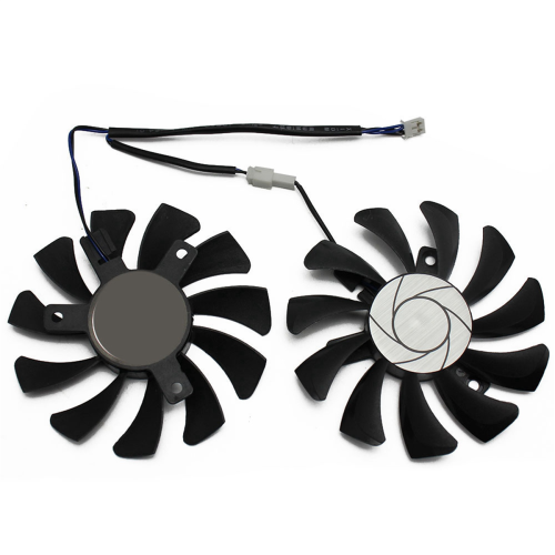 75mm 2Pin GTX1050Ti GPU Cooler DUAL Fan for GTX 2