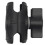Nylonarm 6 cm dubbelhylsarm med 2,5 cm kulbas 7