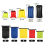 12Pcs Waterproof Dry Bag Set for Kayaking Boating,Storage Bags,Random 4
