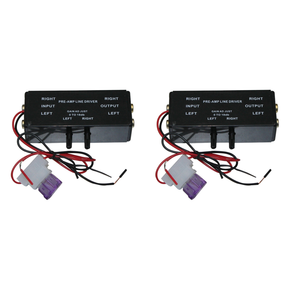 Input/Output Signal Amplifier Booster Adapter Black 4711624774296