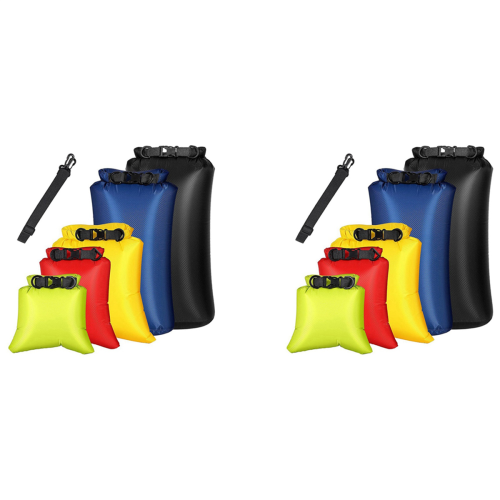 12Pcs Waterproof Dry Bag Set for Kayaking Boating,Storage Bags,Random 1