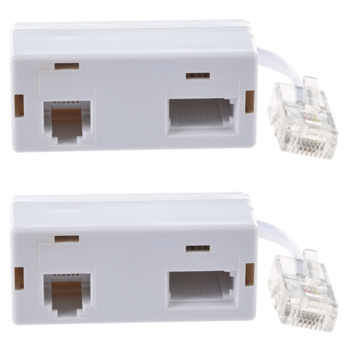RJ45 Plug to BT RJ11 Secondary Splitter Telephone Adapter