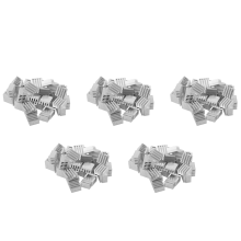 50 st. 9 x 9 x 5 mm mini-aluminiumkylfläns för IC LED-chipset RAM