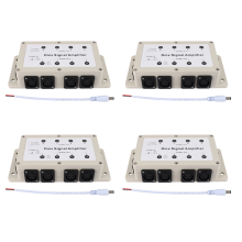 DC12-24V 8-kanalig utgång DMX512 LED-styrenhetssignalförstärkare