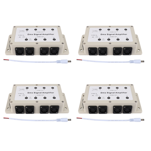DC12-24V 8-kanalig utgång DMX512 LED-styrenhetssignalförstärkare