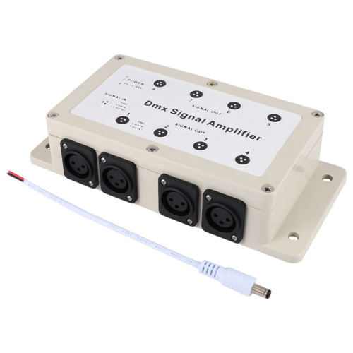 DC12-24V 8-kanalig utgång DMX512 LED-styrenhetssignalförstärkare 1