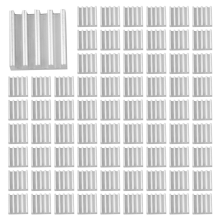 50 st. 9 x 9 x 5 mm mini-aluminiumkylfläns för IC LED-chipset RAM