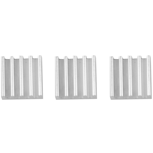 50 st 9x9x5mm mini-aluminiumkylfläns för IC LED-chipset RAM 1