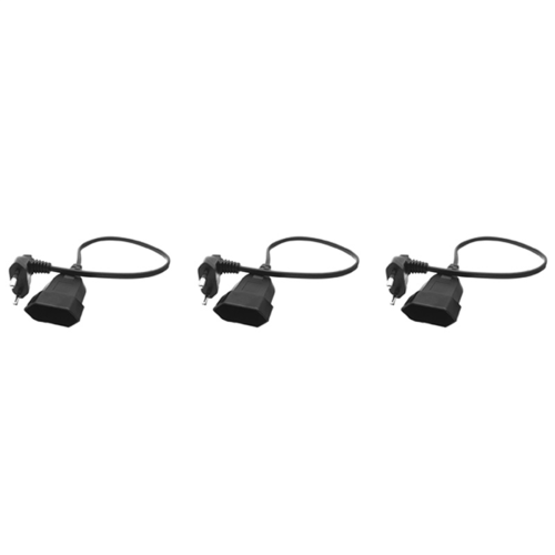 Europea Male Plug to Female Socket Power Cable for PC Computer (0.) 2
