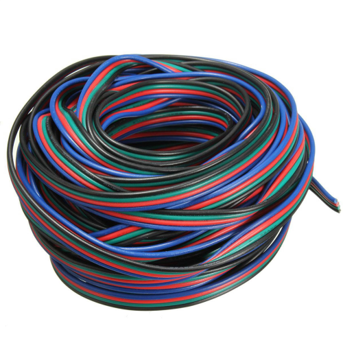 4 Pin Connector Cable Cord Colourful 5M 2