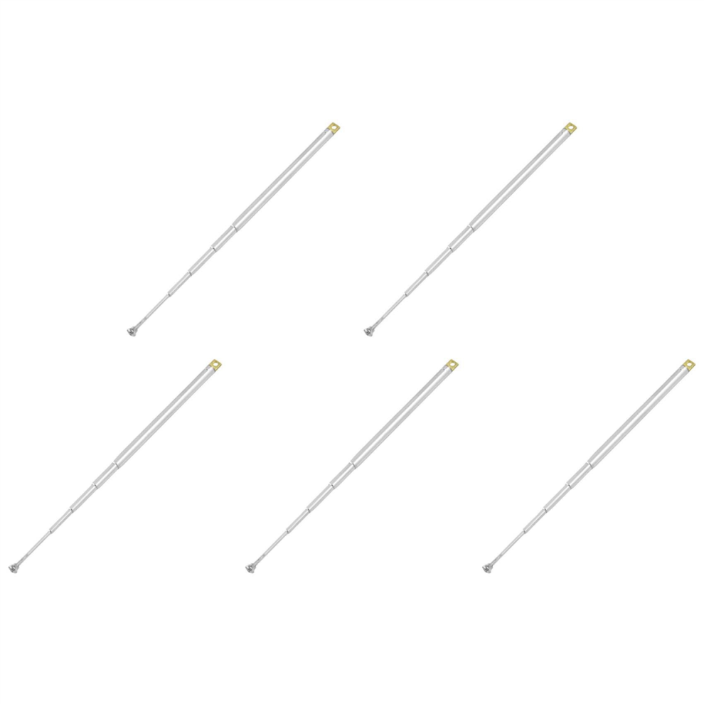 307Mm 5 Sections Telescopic Antenna Remote Aerial For Fm Radio Tv 4711624787173
