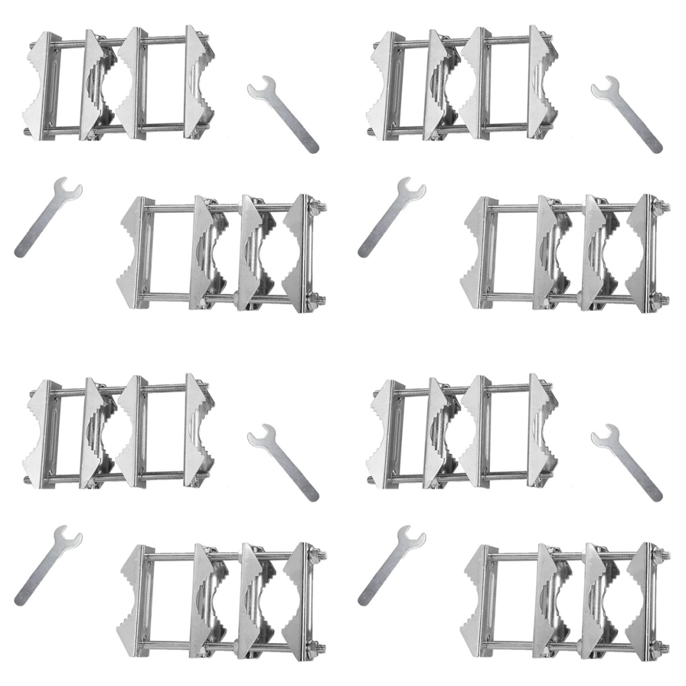 2 Pcs Double Antenna Mast Clamp With Bolts Mast To Mast Clamp 4711624776245