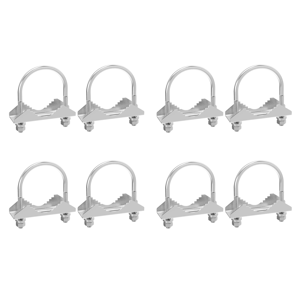 2 Pcs Antenna Mount Clamp U-Bolt Mounting Hardware Antenna Mast Clamp 4711624776221