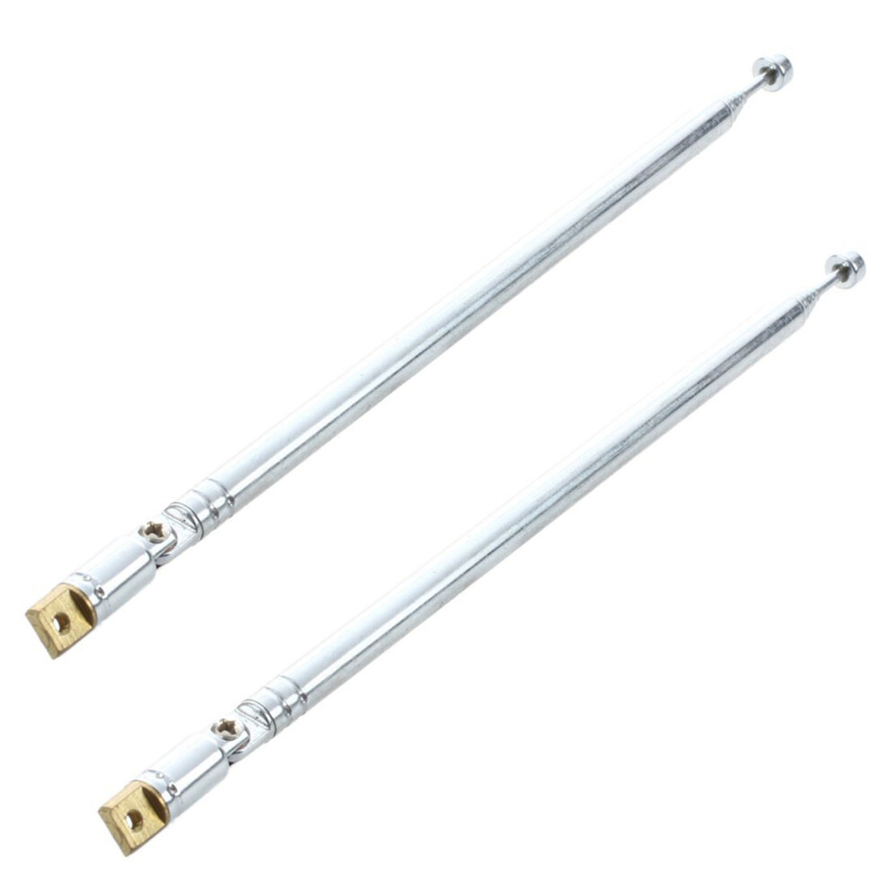 Replacement 60Cm 4 Sections Telescopic Antenna Aerial For Radio Tv 4711624790586