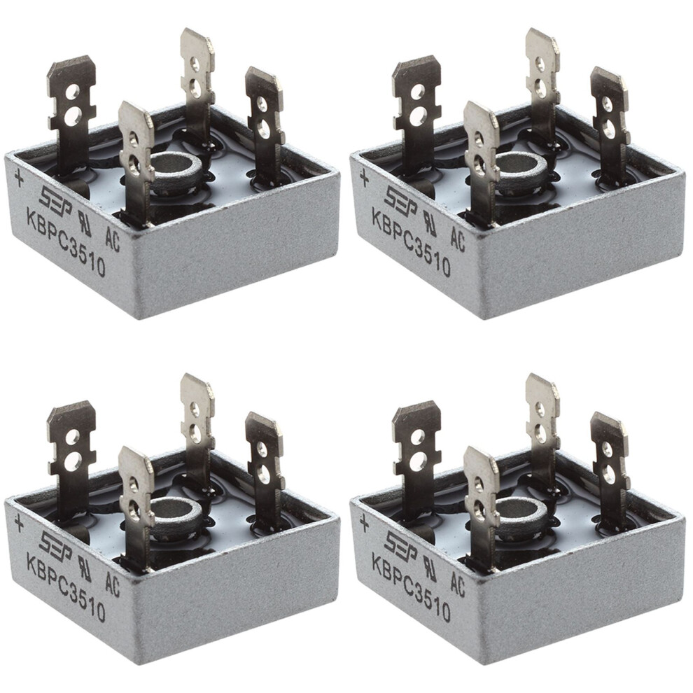 Kbpc3510 35A 1000V Single Phase Square Diode Pcb Bridge Rectifier 4711624791439