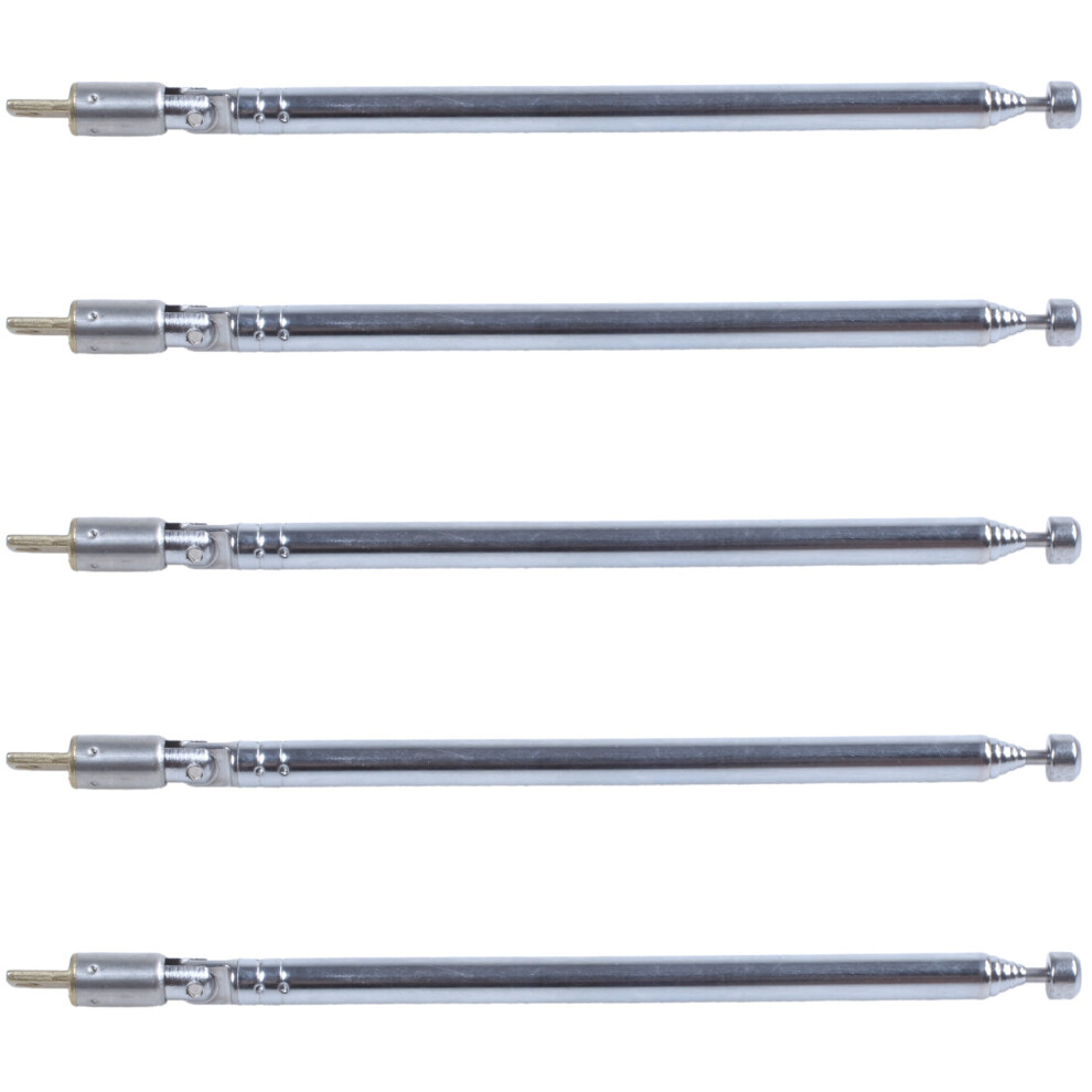 Replacement 49Cm 19.3Inch 6 Sections Telescopic Antenna Aerial 4711624790494