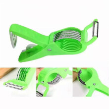 3pcs Multi Cutter with Peeler for Vegetable And Fruit Extra Sharp Stainless Steel , Household Multiple-Function Fruit And Vegetable Peeler