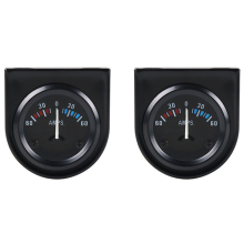 52mm 12V Bil LED-pekare Bil Båt Amperemeter Mätare 60-0-60 AMP Svart