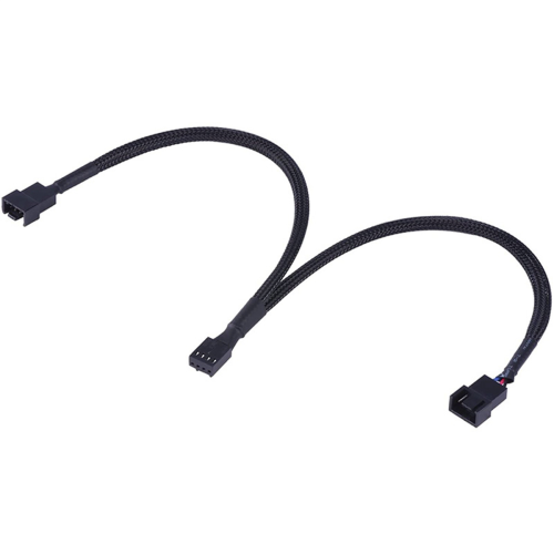 4 Pack PWM Fan Splitter Cable Y Computer PC 4 Pin 1 to 2 ,Braided 1