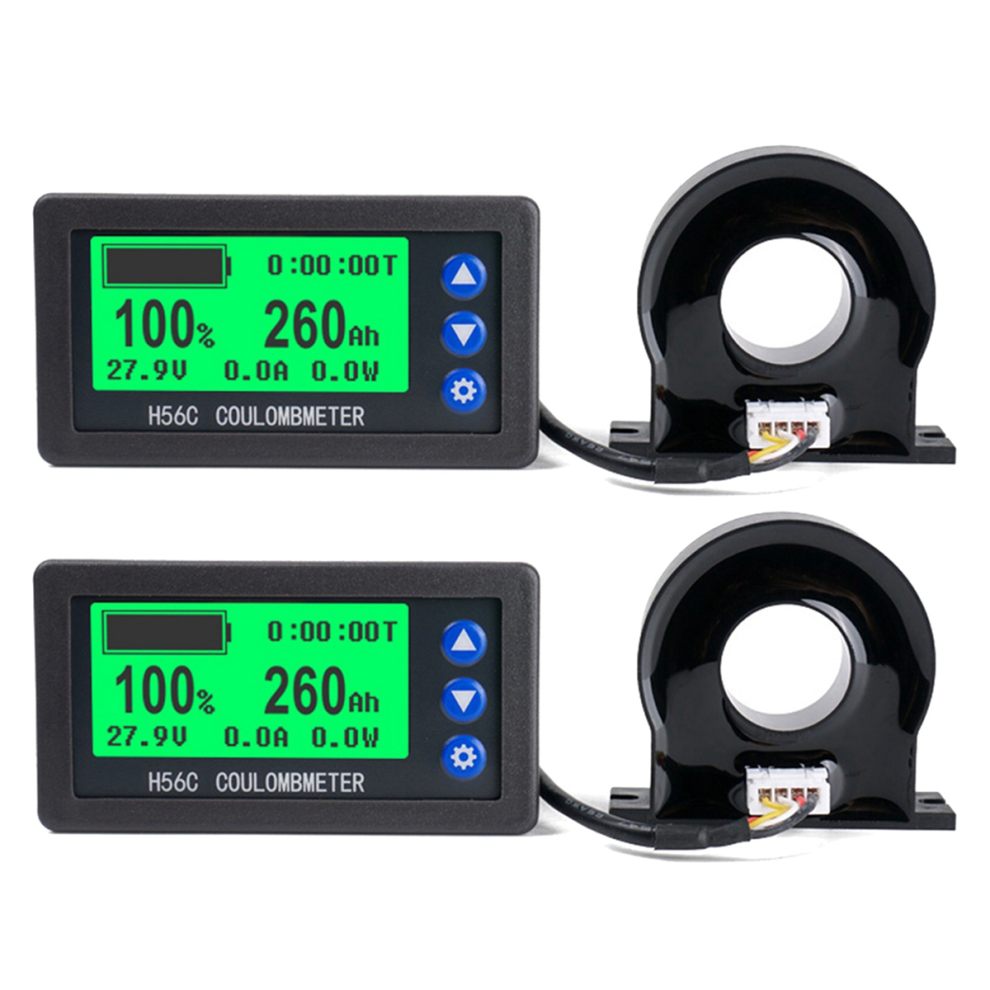 Battery Monitor Hall Coulomb Meter Dc 8-100V 100A 4711624793129