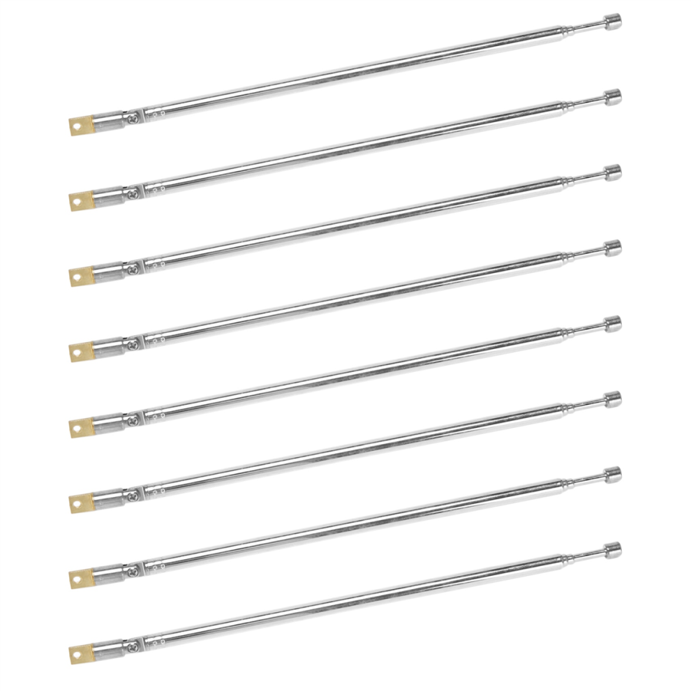 Replacement 60Cm 4 Sections Telescopic Antenna Aerial For Radio Tv 4711624790524