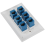 Cat 6 Ethernet-väggplatta 6 portar, Ethernet-väggplatta hona 2