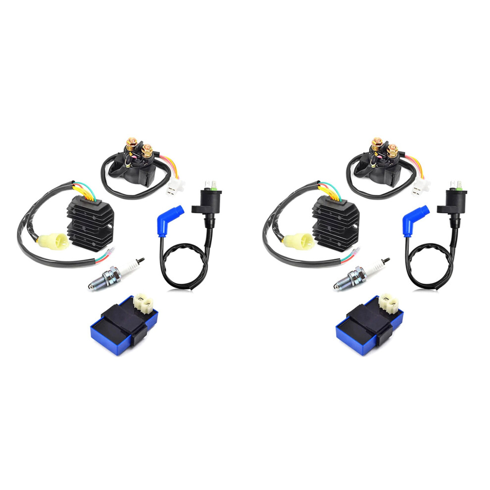 Cdi Box Ignition Coil Voltage Regulator Rectifier Relay Kit For 4711624792207